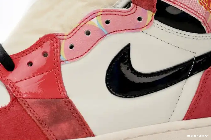 MaikeSneakers Across OG Spider-Man High the DV1748-601 Jordan 1 Spider-Verse 0406
